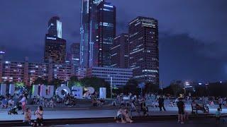 4K SEOUL WALK - Beautiful autumn Hangang River night view. Yeouido & Korean Street