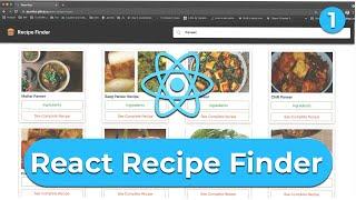 Build a Food Recipe App with React | React Recipe App | React Projects For Beginners