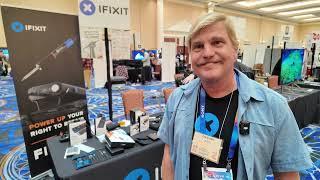 iFixit Pro Tech Go Toolkit at #ces2025: Repairability, Pro Tech Go, Soldering, AI & Right-to-Repair