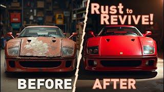 From Rust to Reviving: Restoring a Classic Ferrari F40