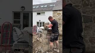 Building stone at a old cottage #stonemasonry