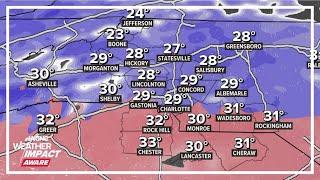 LIVE Winter Storm Coverage for Charlotte, NC | Weather Impact Aware