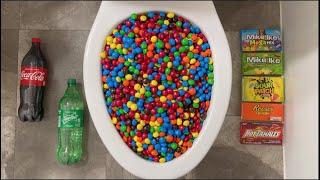 Will it Flush? - M&Ms, Coca Cola, Water Balloons, Sprite, Fanta, Pepsi, Mentos