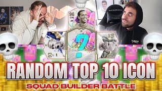 RANDOM TOP 10 ICON Squad Builder Battle 