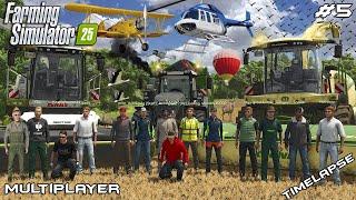 HARVESTING 188 ACRES OF WHOLE CROP SILAGE | Riverbend | Farming Simulator 25 Multiplayer | Episode 5