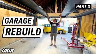 I Built a Double Wide 4-Post Car Lift in My Garage By Myself, and It's INSANE