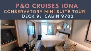 P&O cruises Iona Conservatory Mini Suite Cabin Tour