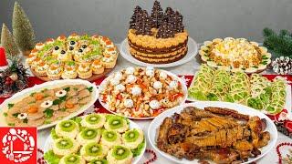 Menu for New Year 2024! I am preparing 8 dishes for the FEAST TABLE: Cake, Salads and Appetizers