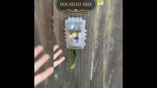 Outdoor Dog Poop Bag Dispenser for your yard