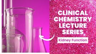 Kidney Function Testing-Clinical Chemistry Lecture Series