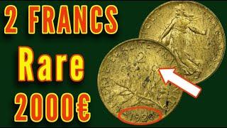 Une Pièce RARE de Type 2 FRANCS SEMEUSE Jamais VU !