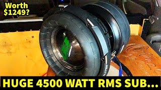 DEAF BONCE'S BIGGEST SUBWOOFER!!! The 4512R Review