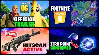 Fortnite Chapter 6 LEAKS & NEWS!  (OG Chapter 1 TRAILER, Chapter 6 Map & HITSCAN RETURNS + MORE)