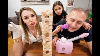 Cilt Bakımı Cezalı Adrenalin Dolu Jenga Challenge !? Çıldırdık