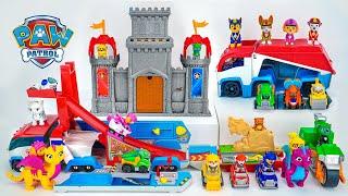 Paw Patrol toys unboxing ASMR | PAW Patrol Rescue Knights Castle HQ | Cat Pack | Rescue Wheels