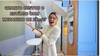 QUANTO CUSTOU O ESTÚDIO DUPLEX DE 24m2?