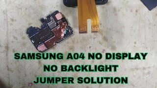 samsung A04 no display no backlight problem jumper solution #smartphone #samsunga04 #backlight