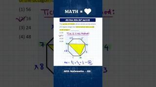 Number of triangles in Octagon - No Side is Common | JEE Main 2024  @ARYA_Mathematics