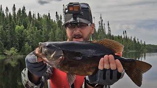 Kayak Fishing on a Remote Lake in Northern Ontario