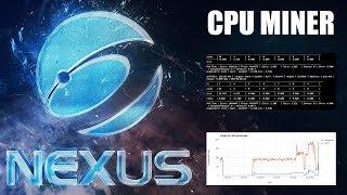 How to Mine Nexus with CPU Miner V1.4 - Updated Pool Mining Guide