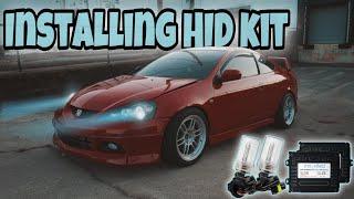 INSTALLING 55WATT HID KIT ON TURBO RSX