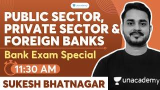 Public Sector, Private Sector & Foreign Banks  | Banking Awareness | BANK EXAMS | Sukesh Sir