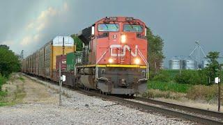 (4K) Railfanning the CN Chicago sub 7-13-22