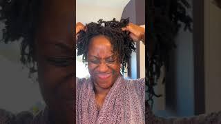 LOC MOISTURE ROUTINE #microlocs #moisturizinglocs