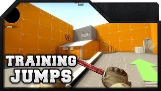 CS:GO - Jump Training Map - How to train advanced jumps on the Competitive Maps