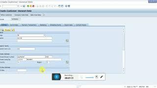 how to create customer master in sap sd simple way