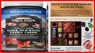 Ultra Fresh Sinking Goldfish Food, Color Enhancing, Balanced Diet, All Natural Ingredients