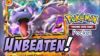 8-0 with AERODACTYL EX! | Pokemon TCG Pocket