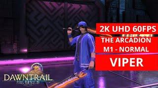 FFXIV Dawntrail:  The Arcadion M1 - NORMAL  VIPER GAMEPLAY 192 [2k/MAX PRESET]