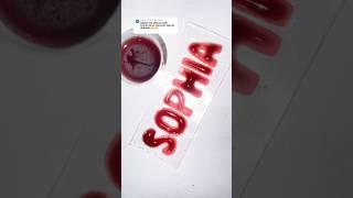 SOPHIA who next?? #fypシ゚viral #shortvideo #nameart #shorts #tikto