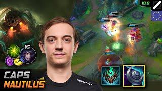 Caps Mid Nautilus Build Evenshroud Aftershock - Caps Nautilus Match Highlight - LOL EUW 13.8