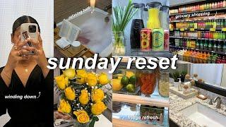 SUNDAY RESET VLOG | running errands, fridge clean and reset, bathroom deep clean, & more