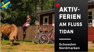 scandtrack Aktivferien im Ferienhaus am Fluss Tidan - Schweden, Reiten, Kanu, Kajak, Fahrrad uvm.