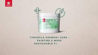 Tikkurila Harmony Care - partly bio-based and eco-certified interior paint