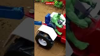 Diy Tractor Fully Loaded Trolley | Science Project | Diy Making Mini Diesel Engine | @Farminghj