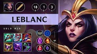 LeBlanc Mid vs Sylas: Legendary - EUW Challenger Patch 14.22