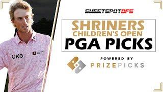 Shriners Children's Open | SweetSpotDFS | PrizePicks PGA Plays