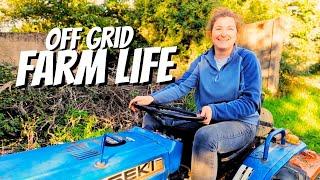 Bonus Video - Off grid made easy with the trusty Tractor - Knife restoration - Farming