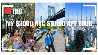 My $3000 NYC Studio Apartment Tour | 500 sqft