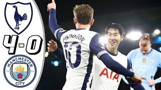 November 24,Tottenham vs Manchester City 4-0- All Goals & Highlights -2024