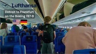 The Lufthansa Experience: Boeing 787-9 Economy from Detroit to Frankfurt