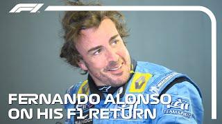 Fernando Alonso On Driving The Renault R25 Again And His F1 Return