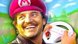 Pedro Pascal plays Mario Kart