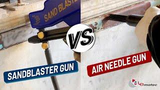 Air Sandblaster Gun vs Air Needle Gun: Choose the Right Tool for Optimal Efficiency.