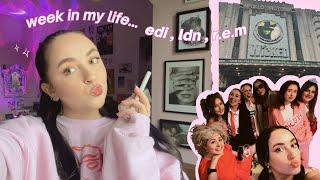 week in my life vlog | edinburgh, london & trying r.e.m beauty foundation 🫧