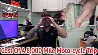 How Much Does It Cost For A  3 Week 8,000 Mile Motorcycle Road Trip Across The USA #cyclefanatix